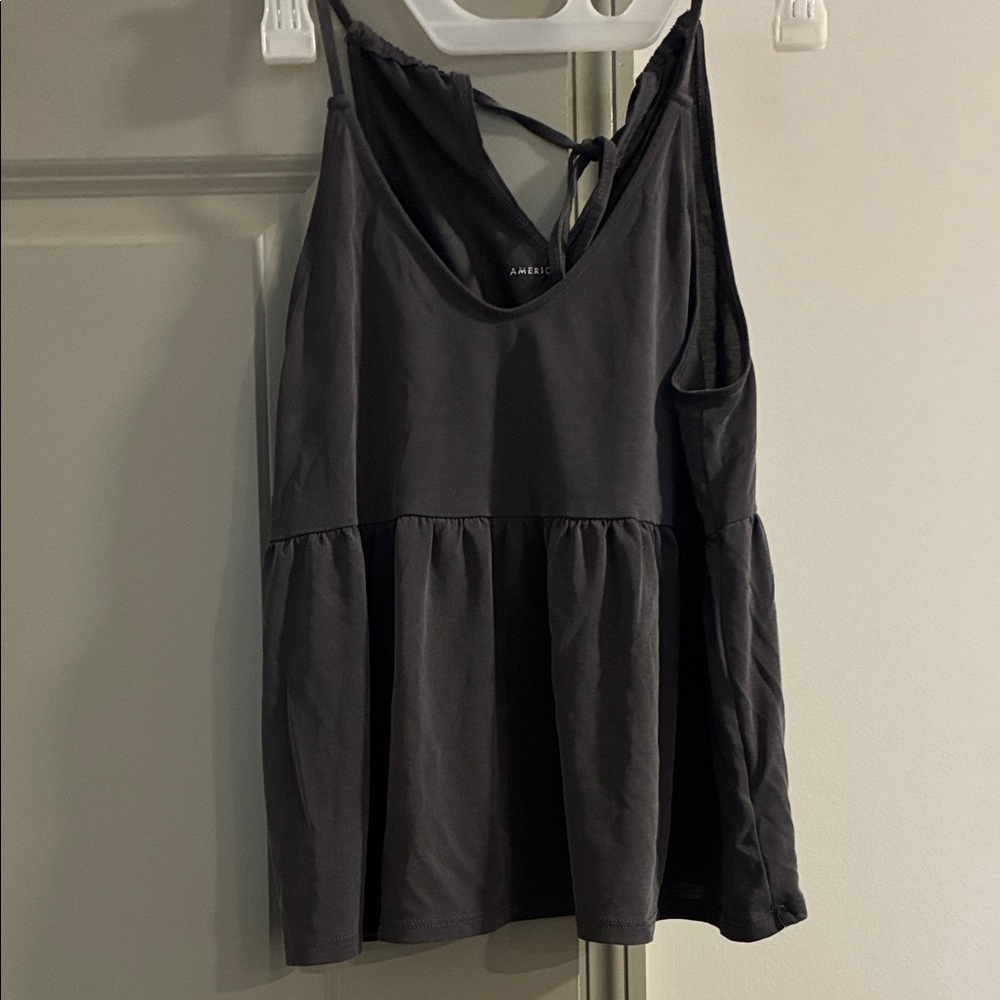 American Eagle Charcoal Sleeveless Top